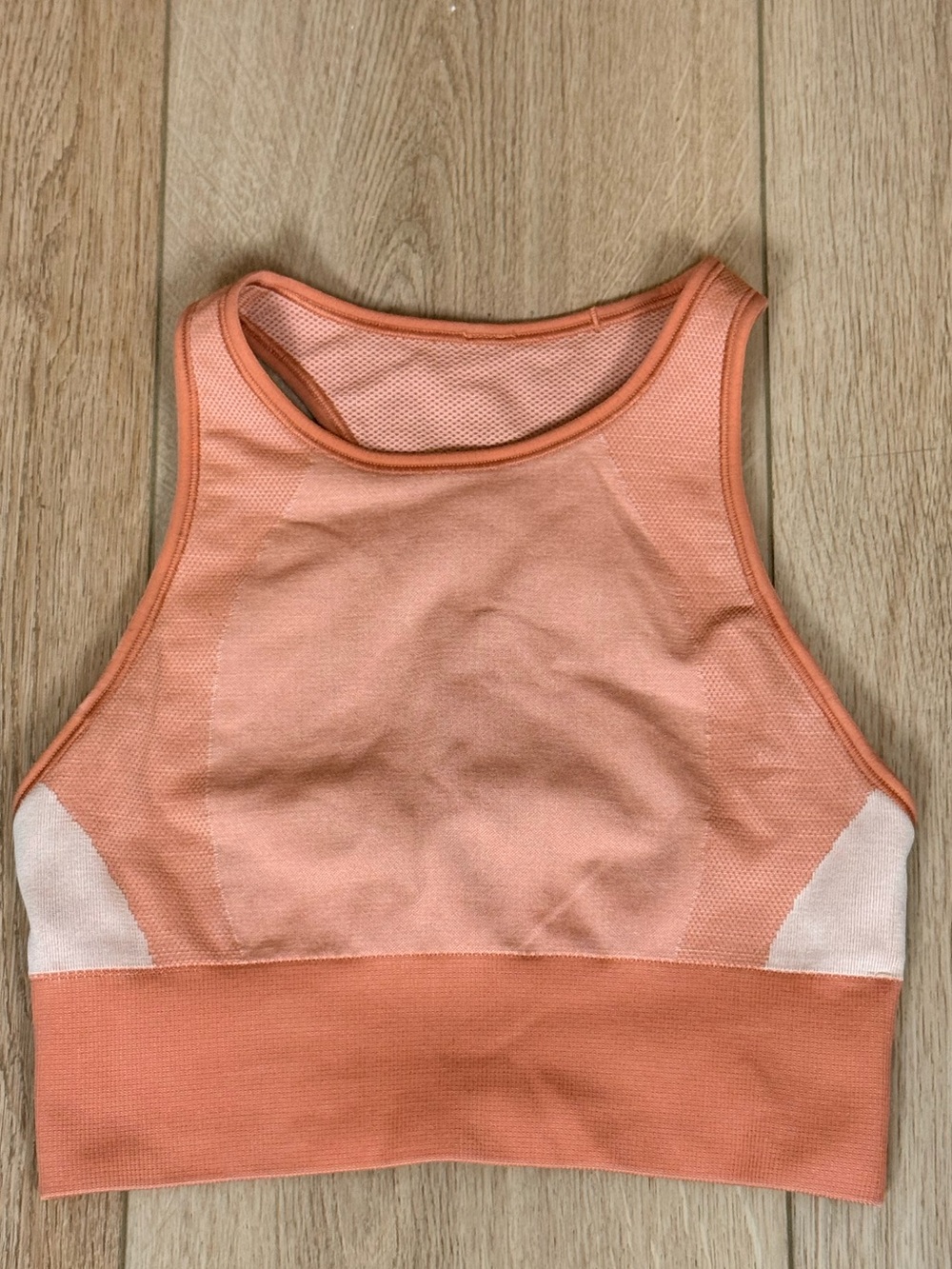 Lululemon Ebb to Train Bra Size 4 Copper Clay/Angel Wing